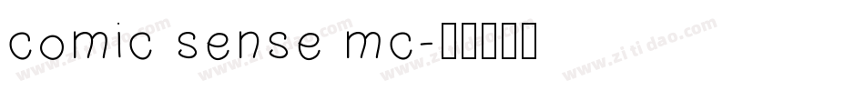 comic sense mc字体转换